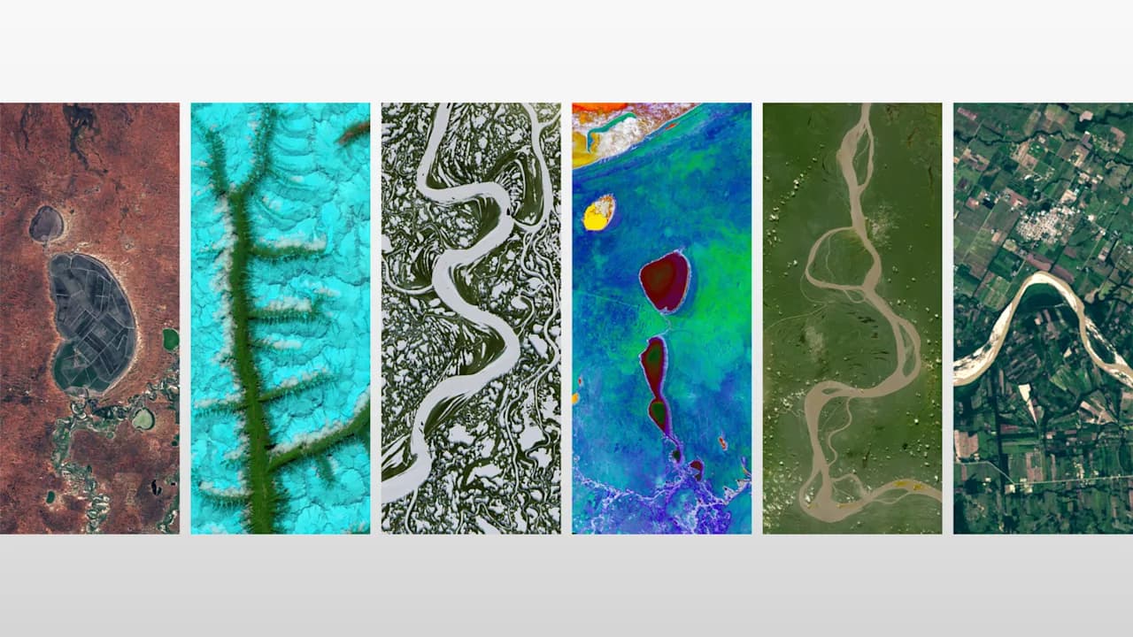 NASA's Satellite Typeface Tool Shows Earth's Landscapes in New Light